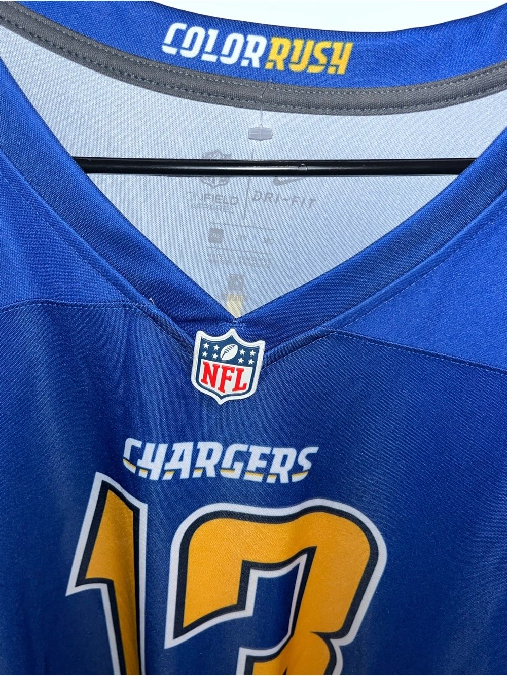 Los Angeles Chargers Nike Color Rush Legend Jersey Men's ALLEN #13 - Picture 3 of 5
